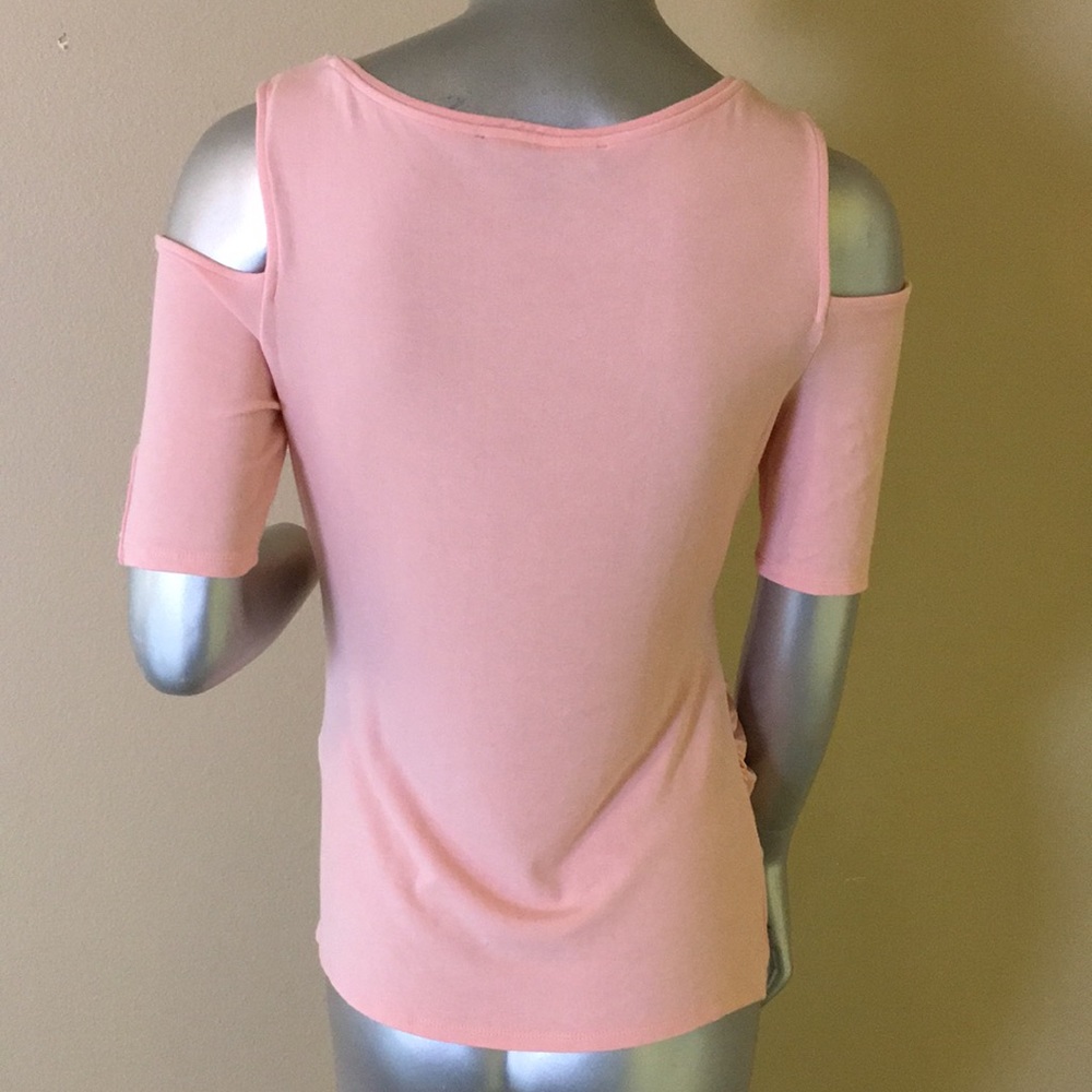 WHBM | Rio Elbow Sleeve Cold-Shoulder Top - Picture 10 of 15